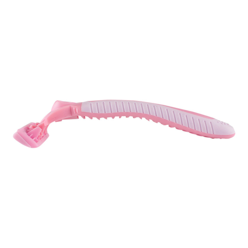Razor with replaceable blades in a storage box - Pink