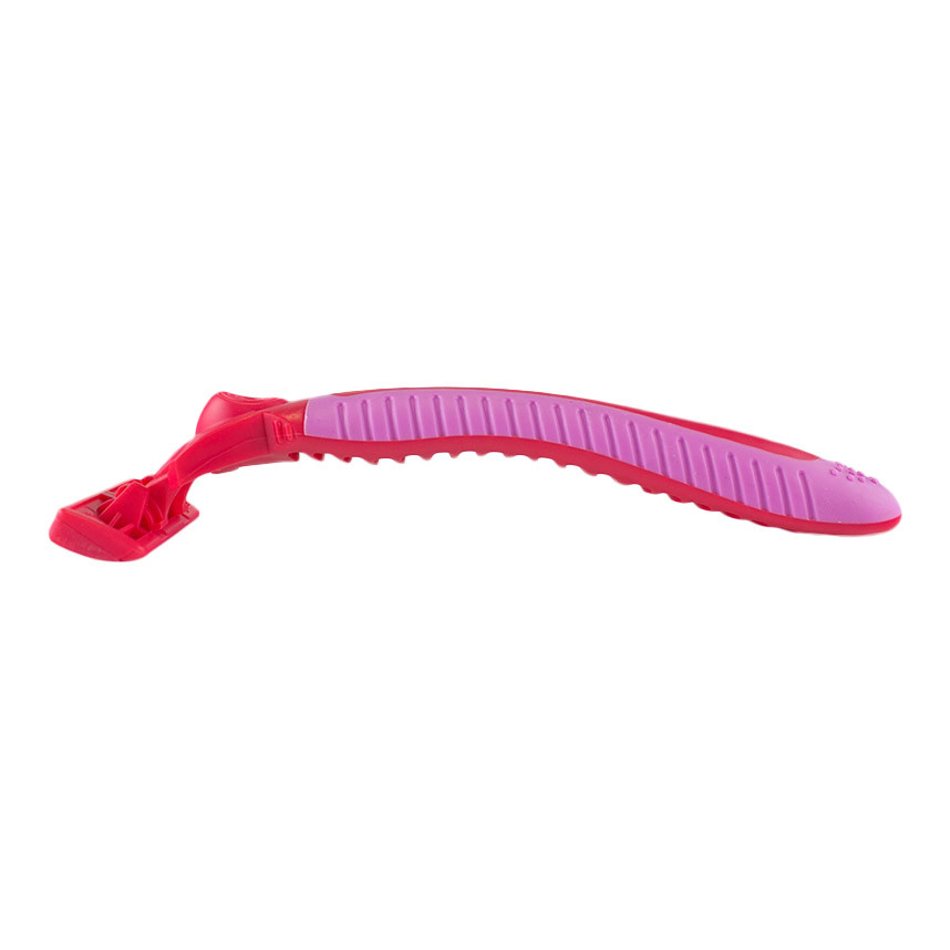 Razor with replaceable blades in a storage box - Red
