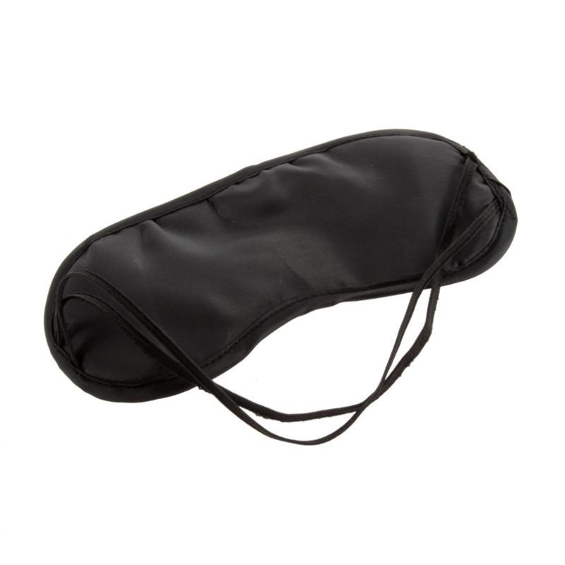 Sleeping Mask with Elastic Bands, Black