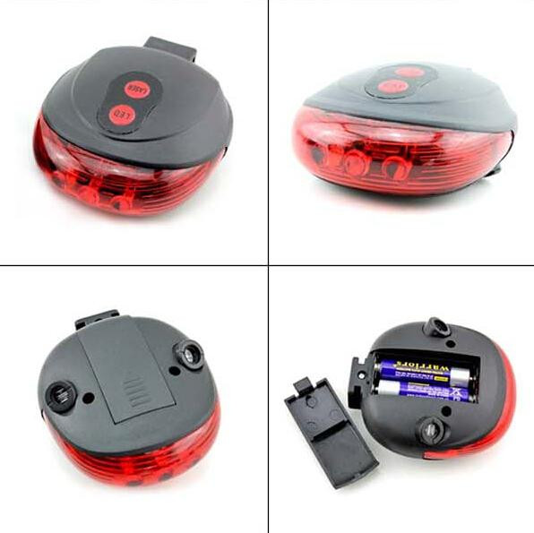 Tail light for Bicycles with Laser light