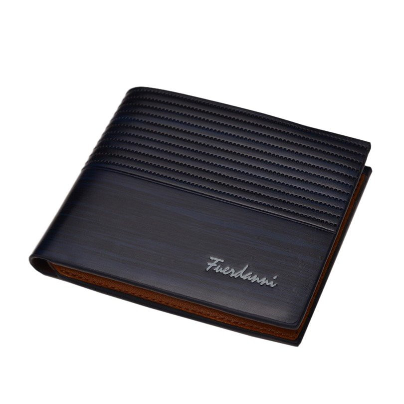 Luxus-Geldbörse - PU-Leder - Schwarz