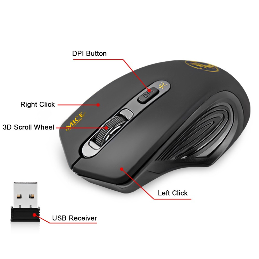 iMice E-1800 Wireless Gaming Mouse