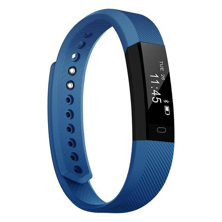 Pulseira fitness para Android e iOS - Azul