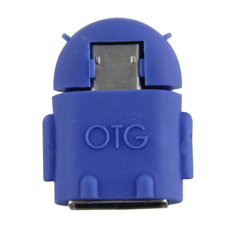 Adapter OTG - Adapter USB na MicroUSB - Niebieski