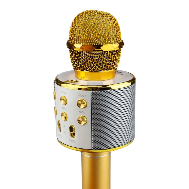 KTV - Wireless Karaoke Microphone - Gold