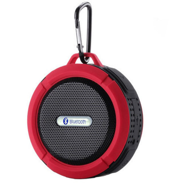 Wireless Waterproof Speaker with Suction Cup - Red