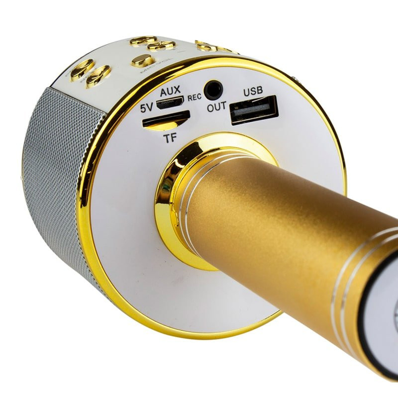 KTV - Microfono Karaoke Wireless - Oro