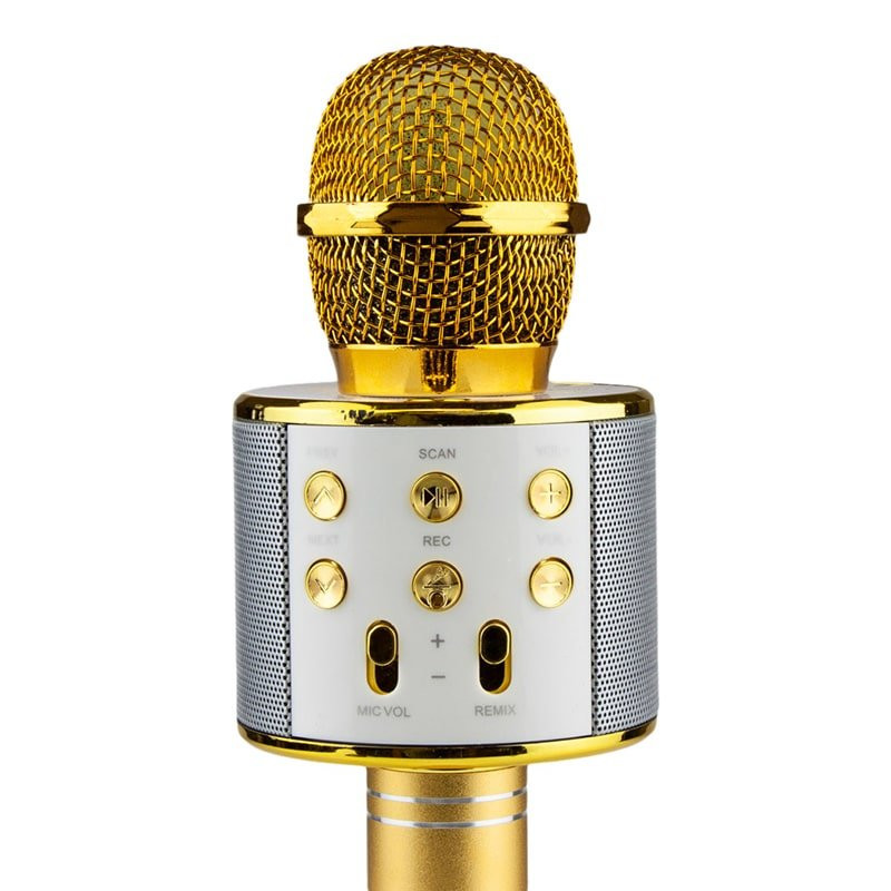 KTV - Microfono Karaoke Wireless - Oro
