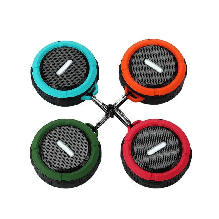 Wireless Waterproof Speaker with Suction Cup - Red