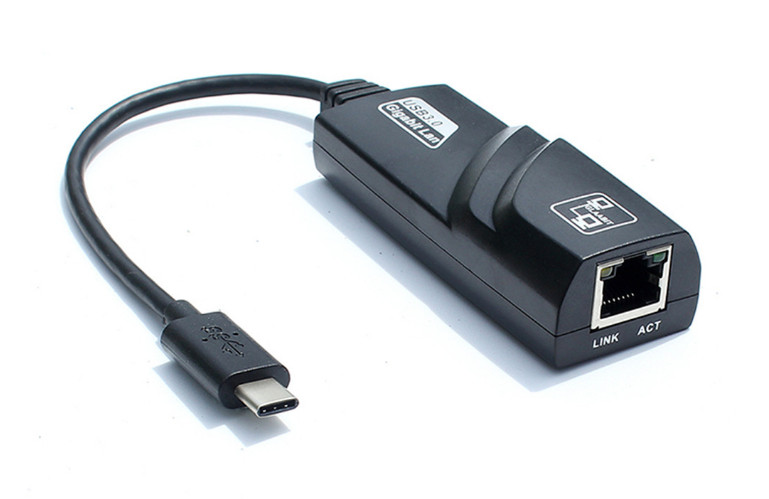 USB-C naar Ethernet-adapter