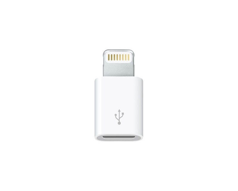 Micro-USB naar Lightning Adapter - Wit