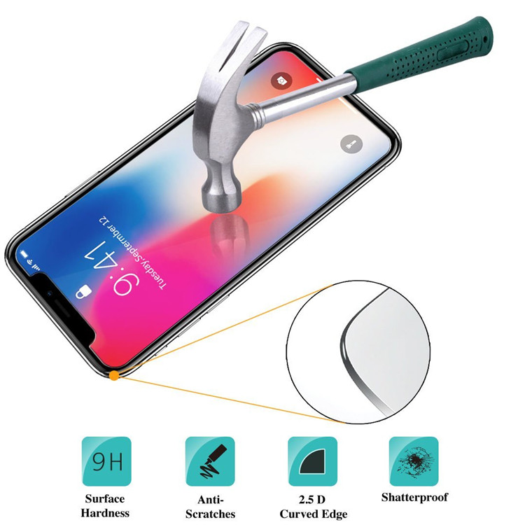 iPhone X/XS Screenprotector - Gehard Glas