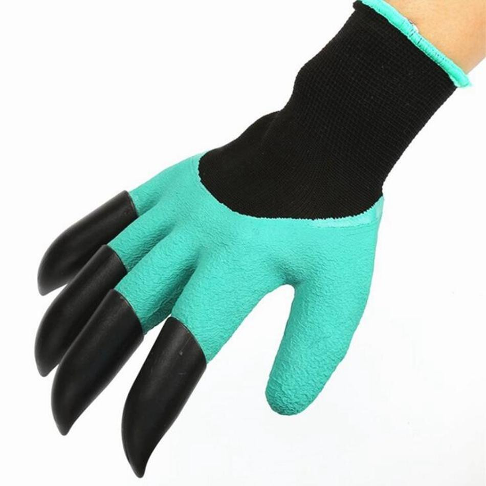 Luvas de jardim com garras