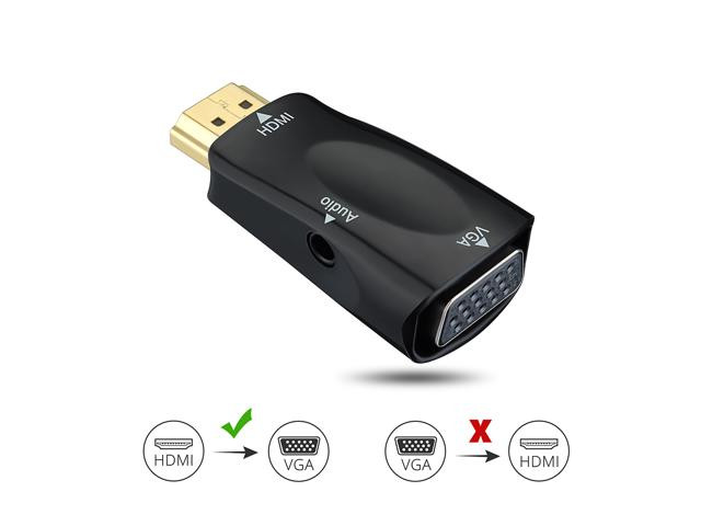 HDMI-zu-VGA-Adapter mit Audioeingang