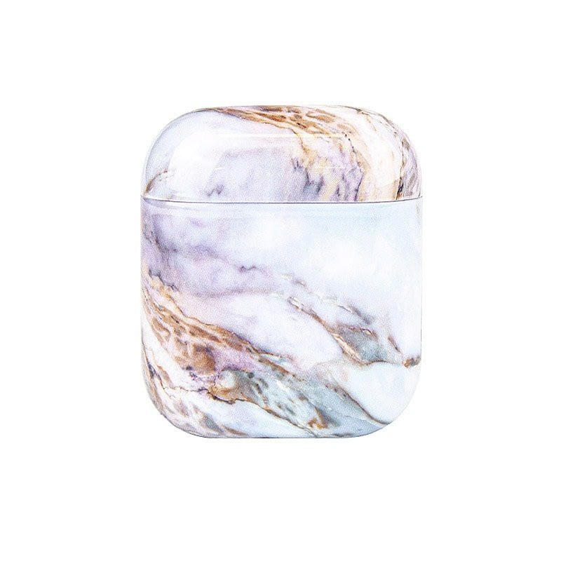 Protective Case for AirPods - White Marble