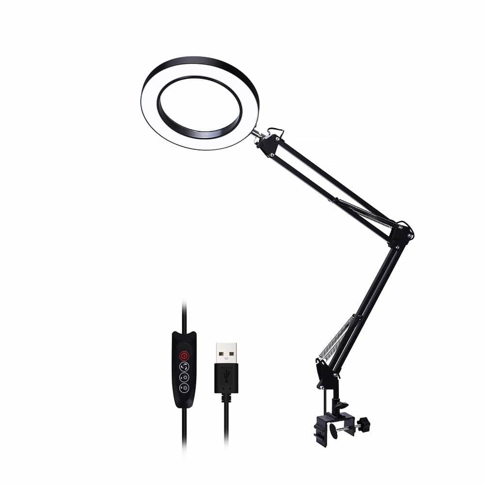 Lupa con luces LED