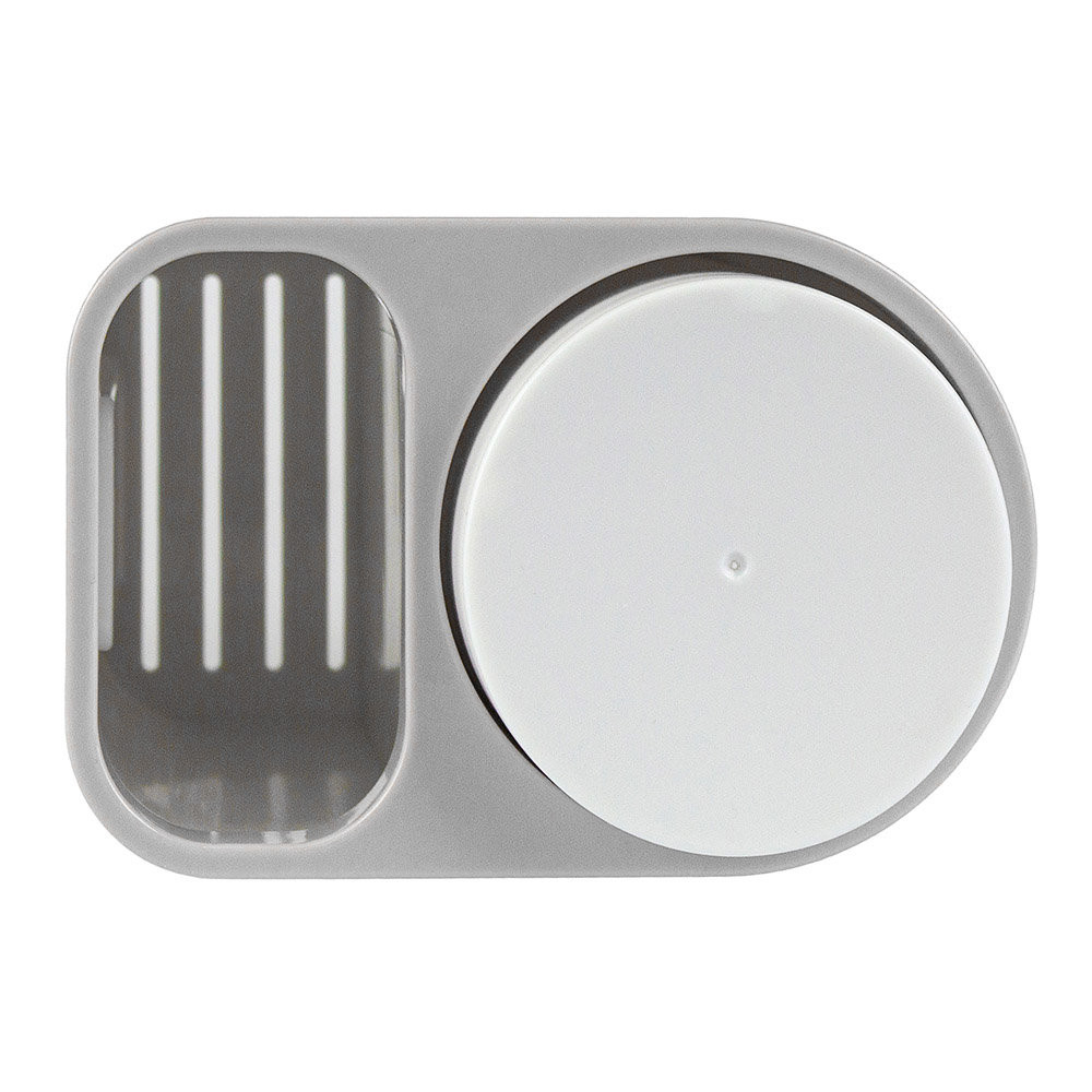 Ecoco, Wallmounted toothbrush holder - Grey