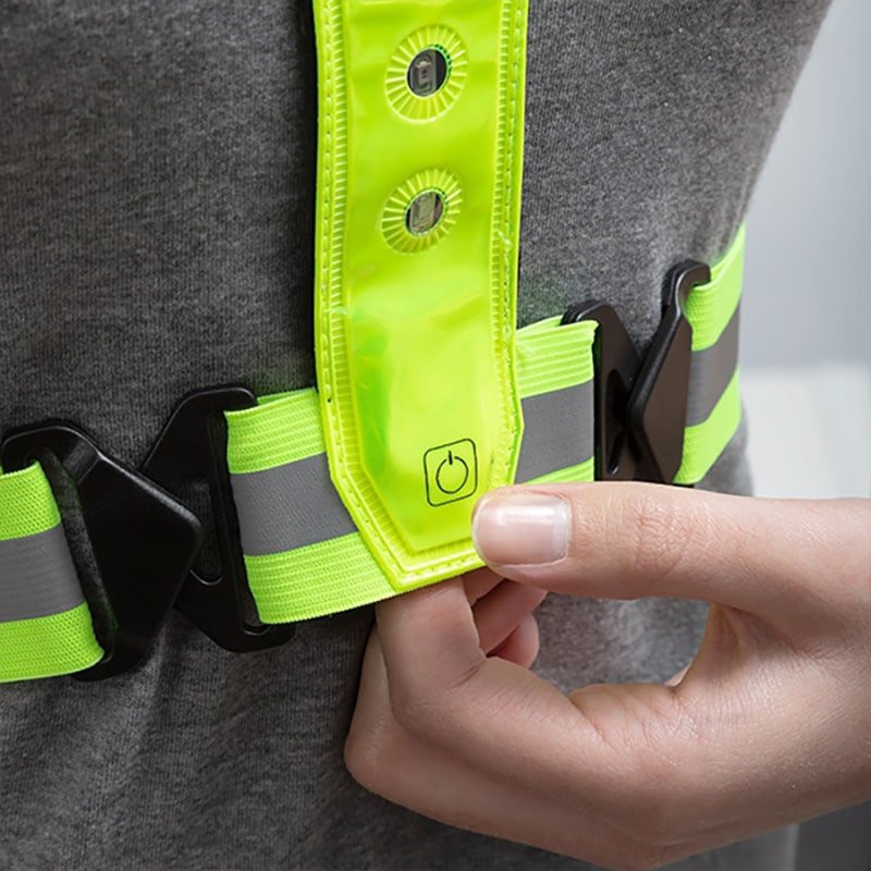 Reflective vest for exercise