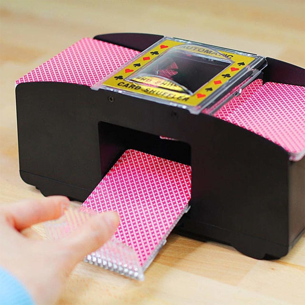 Automatic card shuffler