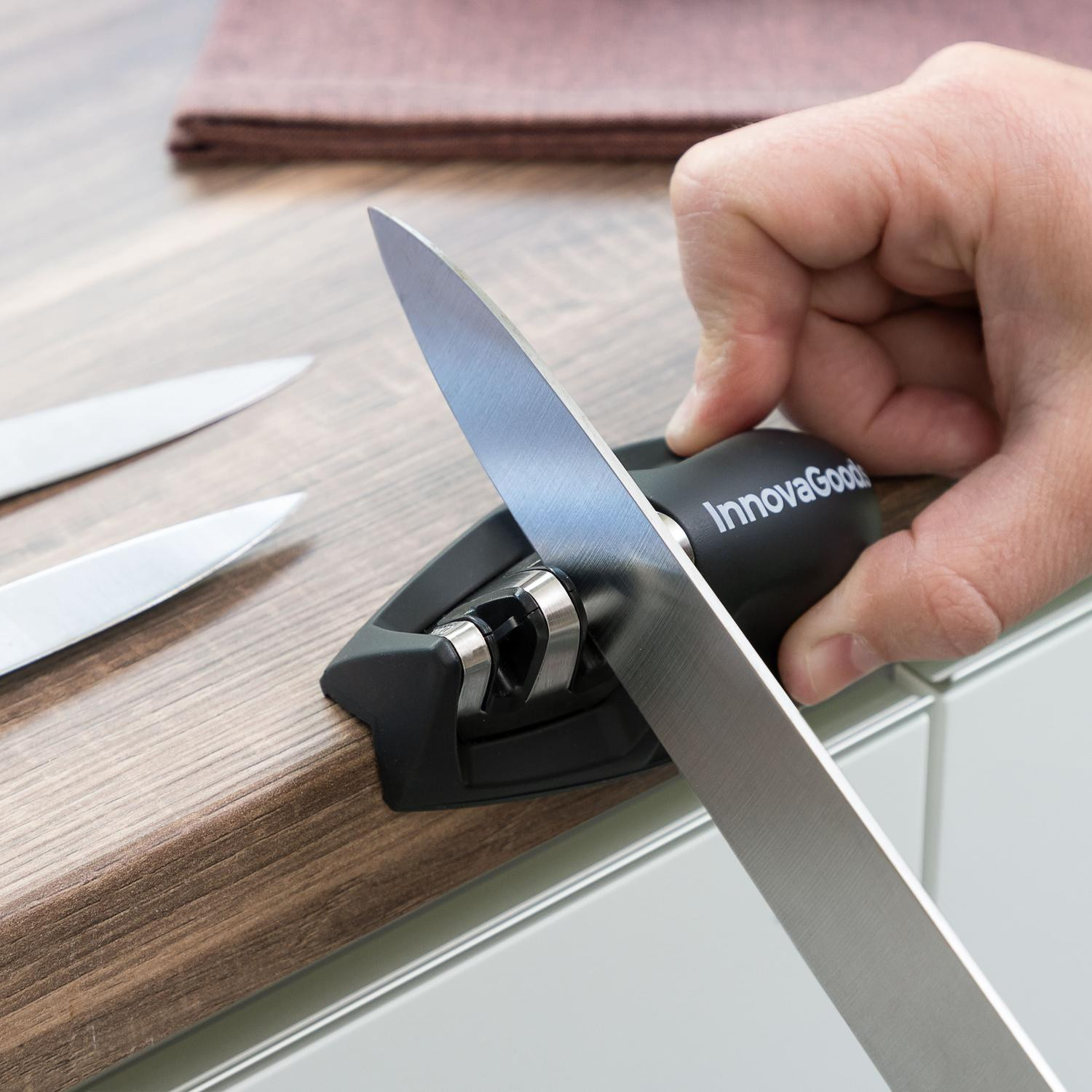 Compacte messenslijper