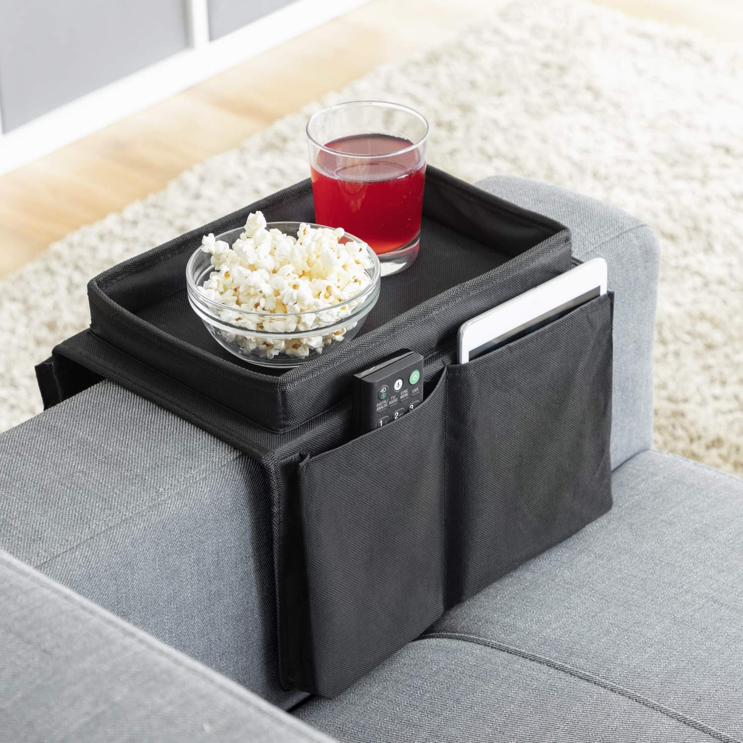 Sofaablage mit 6 Seitentaschen