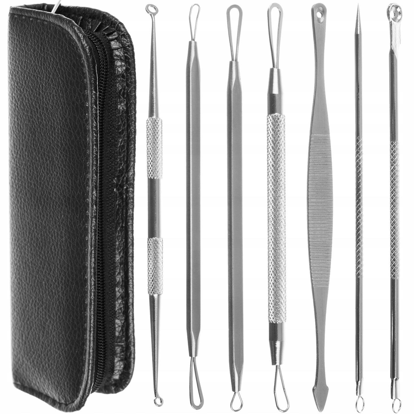 Extracteurs de Points Noirs - Ensemble de 7 Outils Double Face