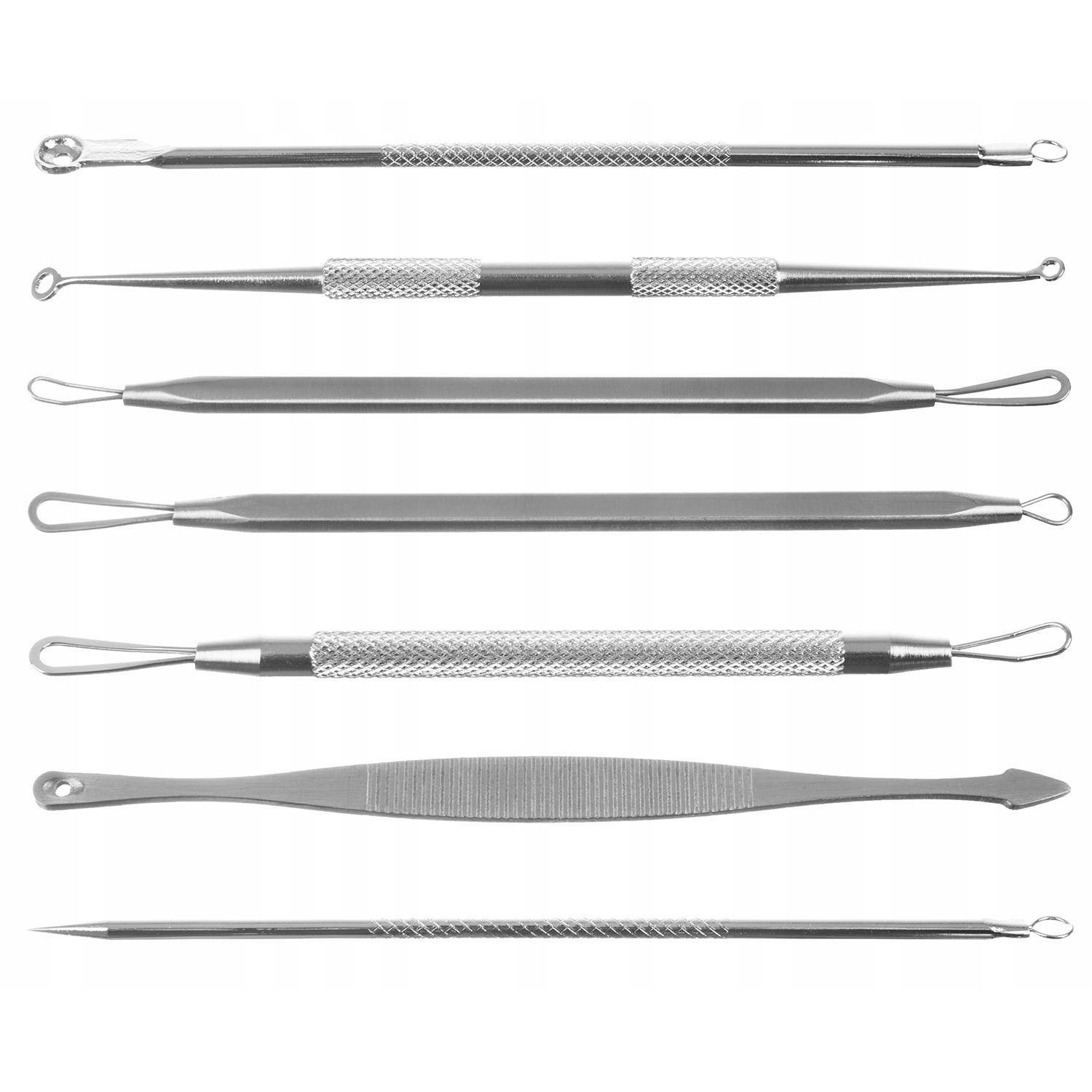 Extracteurs de Points Noirs - Ensemble de 7 Outils Double Face