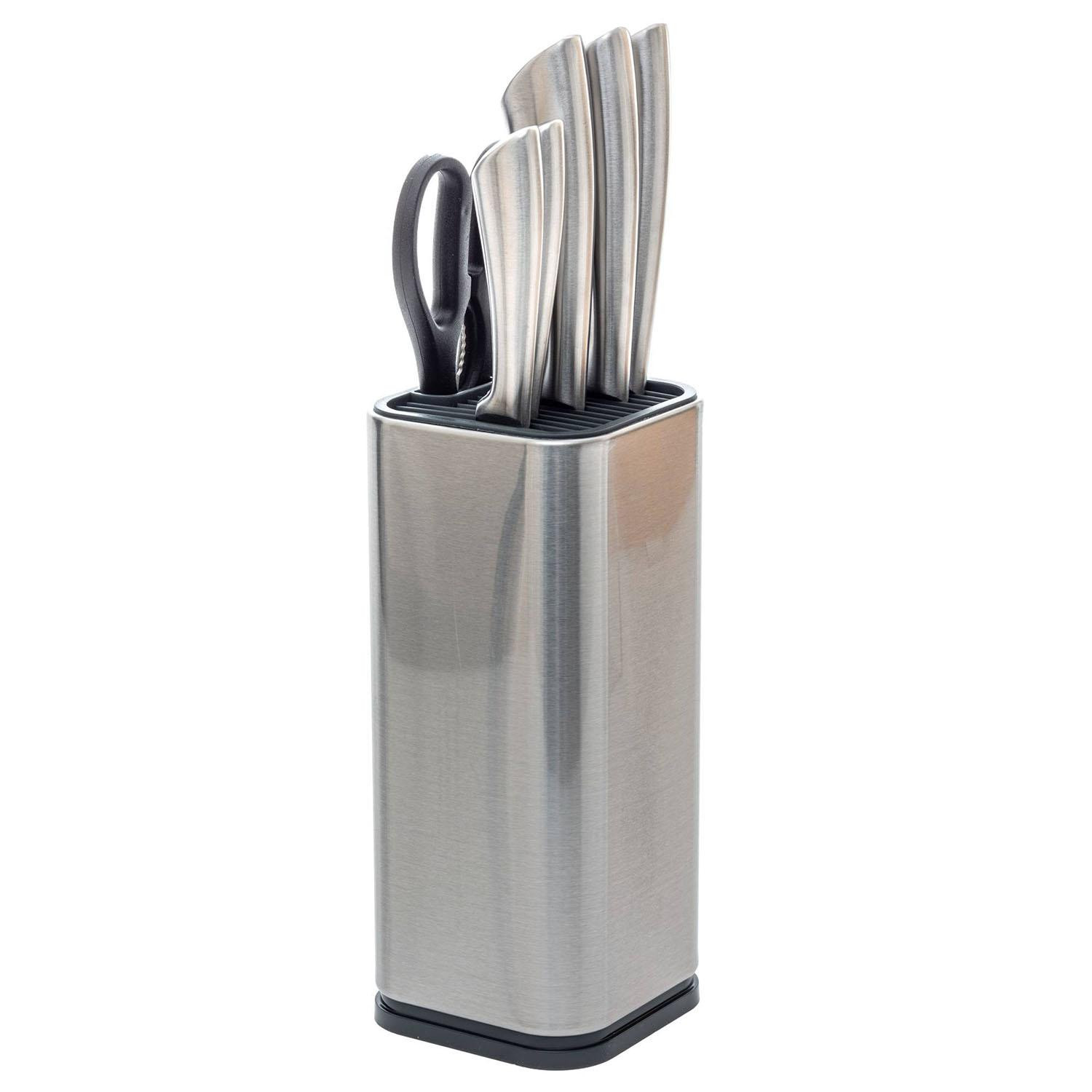 Set coltelli con forbici e portacoltelli