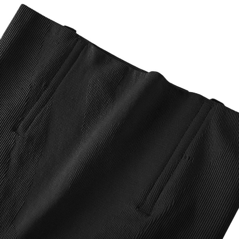 Short gainant taille haute - Noir