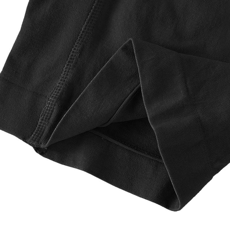 Short gainant taille haute - Noir