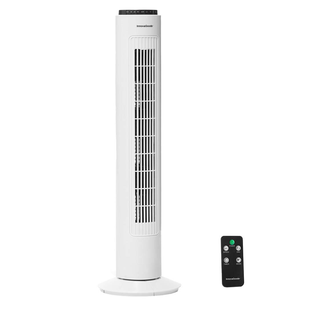 Ventilatore a torre con telecomando