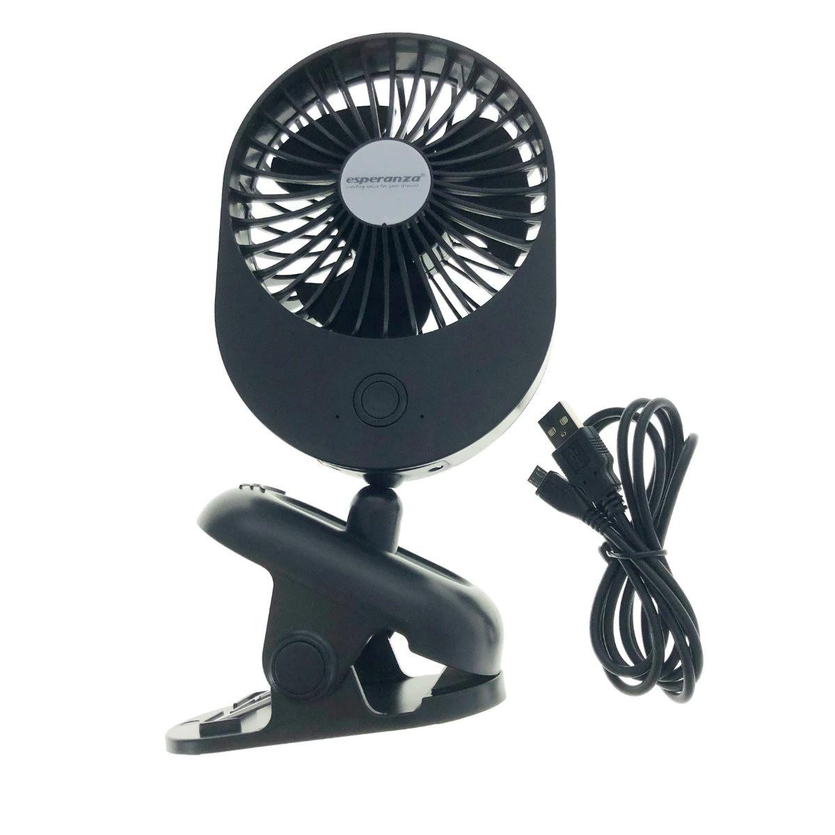 Esperanza - USB-powered Mini fan with Table clamp