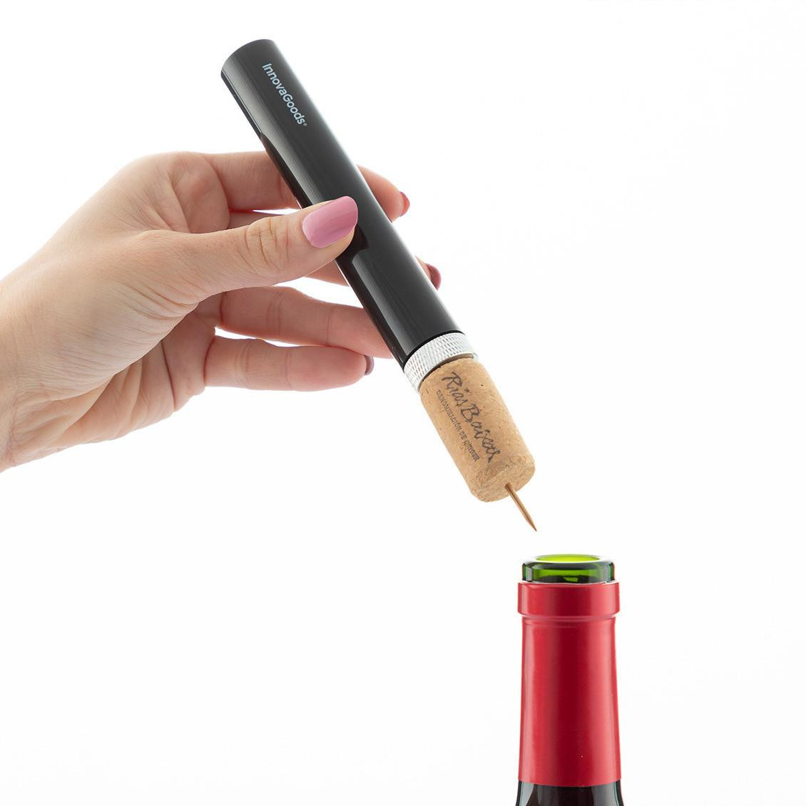 Abridor de Vinhos - Pressão do Ar