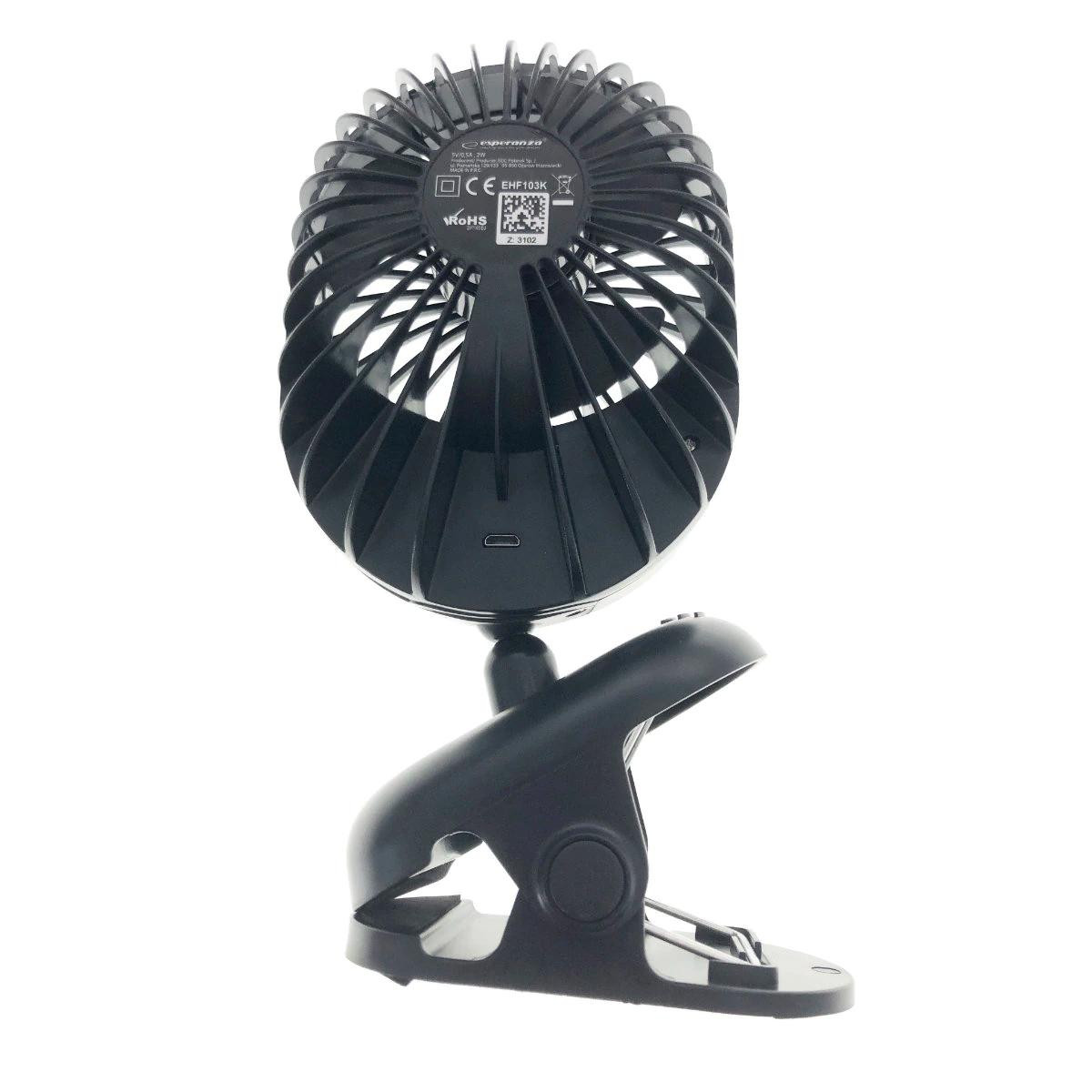 Esperanza - USB-powered Mini fan with Table clamp