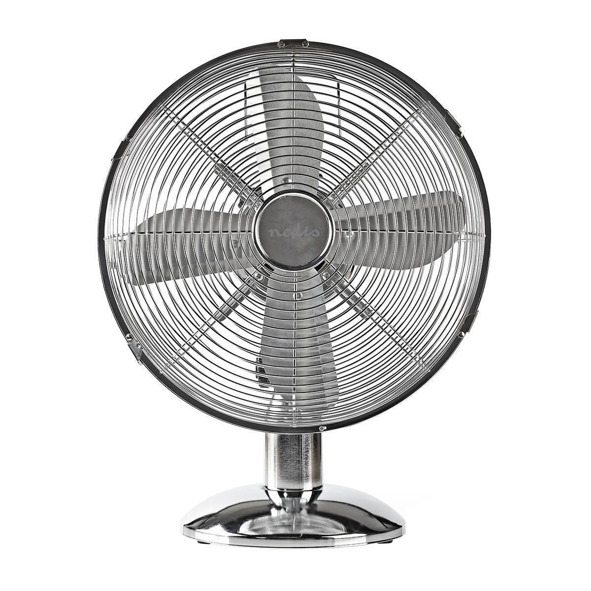 Ventilateur de table à 3 vitesses - Chrome