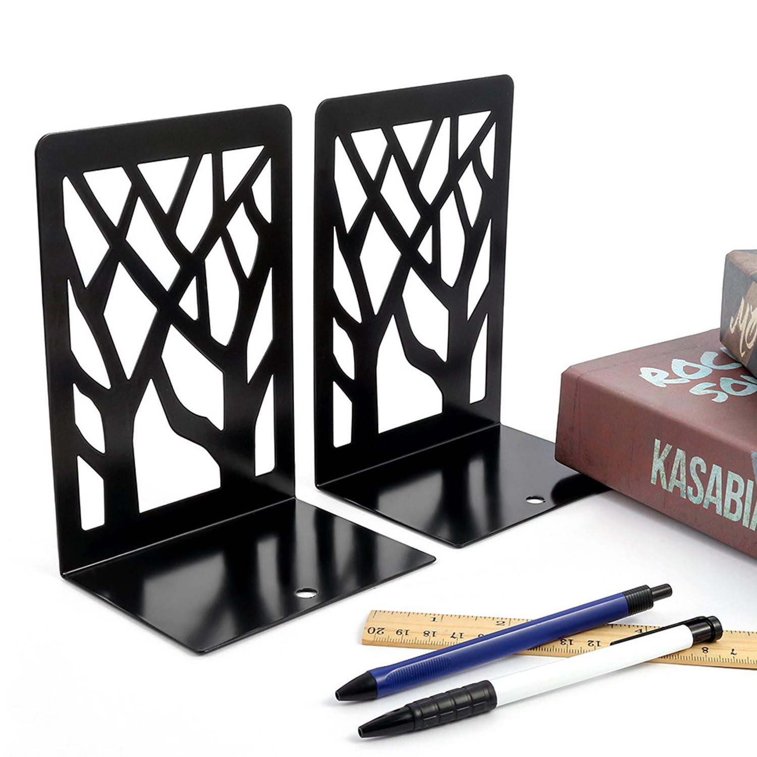 Bookends, Metal - 17 x 12 - Tree