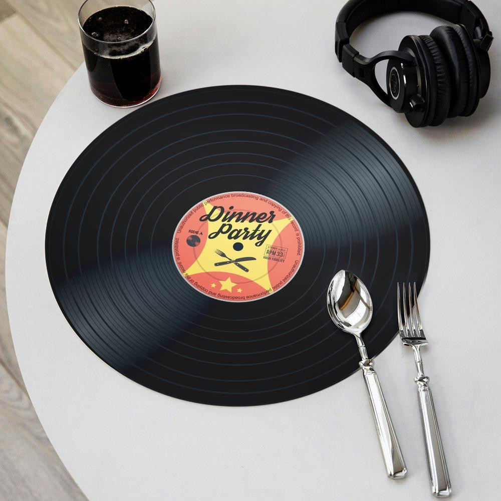 4 x Tischsets – Schallplatten