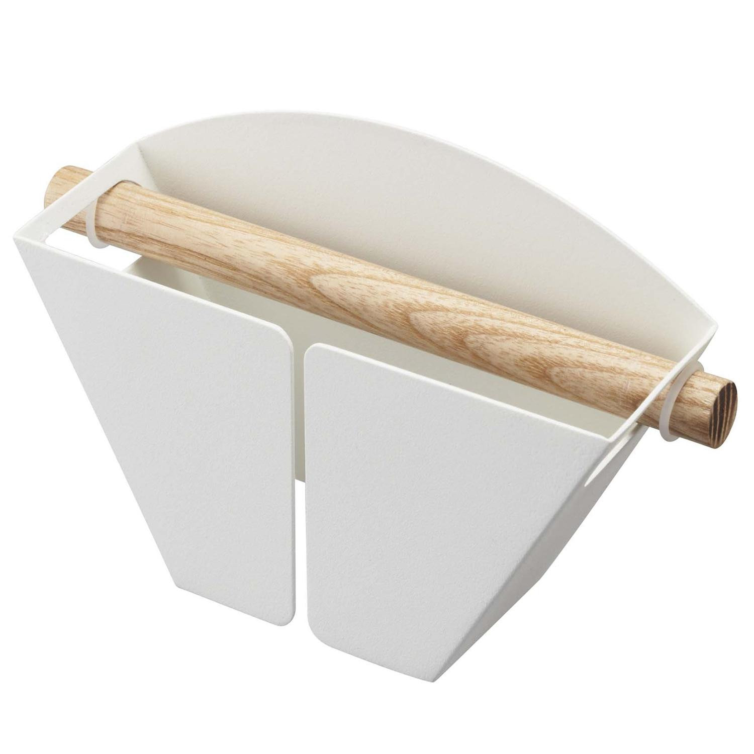 Coffee Filter Holder in Metal - White