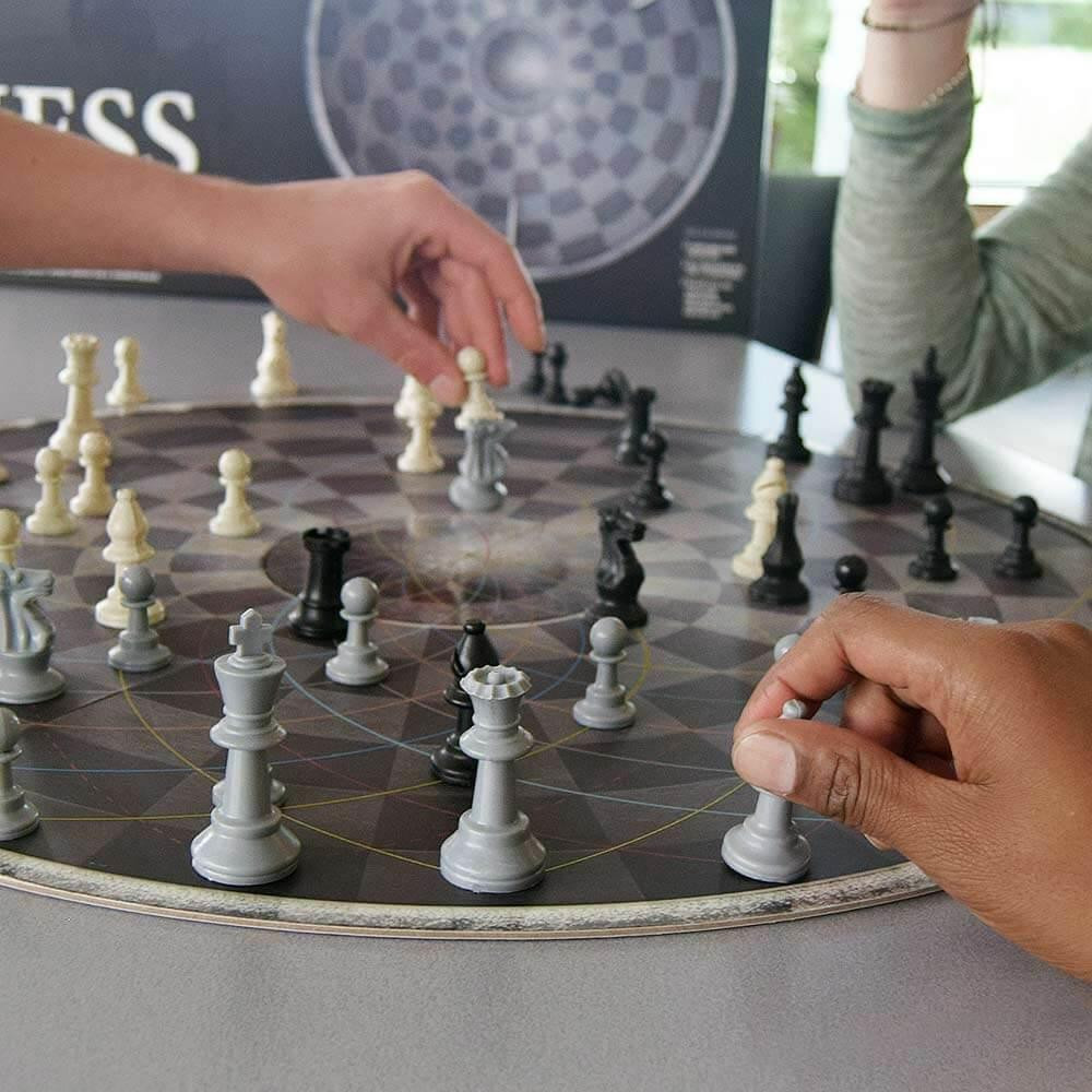Chess for Three - Round Chessboard