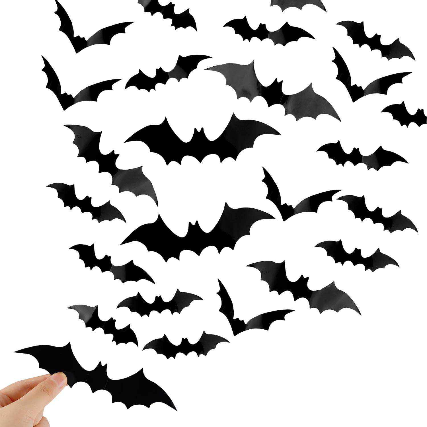 12x Bats, Decoration - Halloween