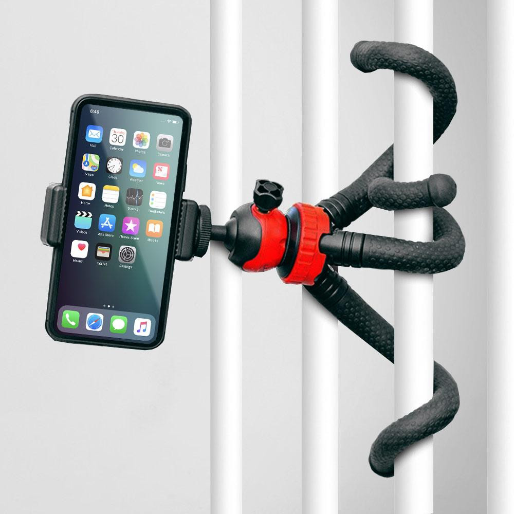 Trípode de pulpo con control remoto Bluetooth