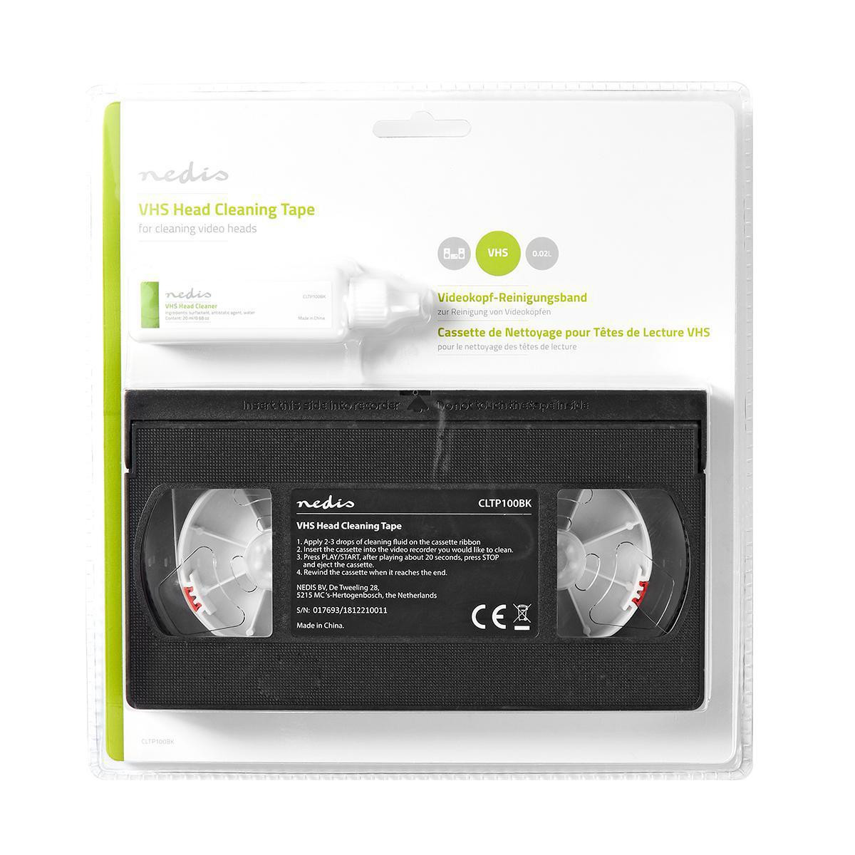 Cinta de limpieza VHS