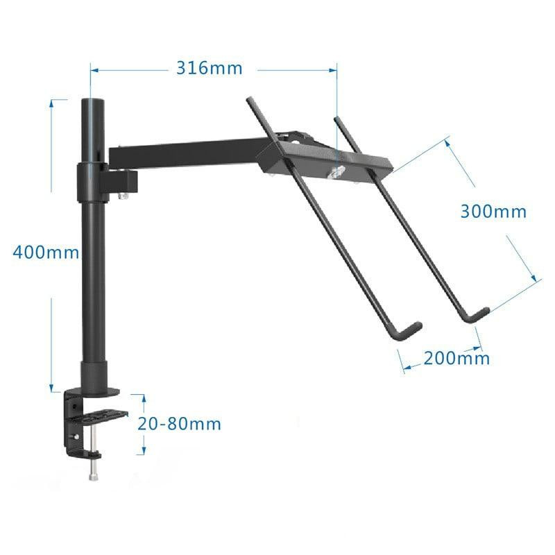 Adjustable Table Mount for Laptop
