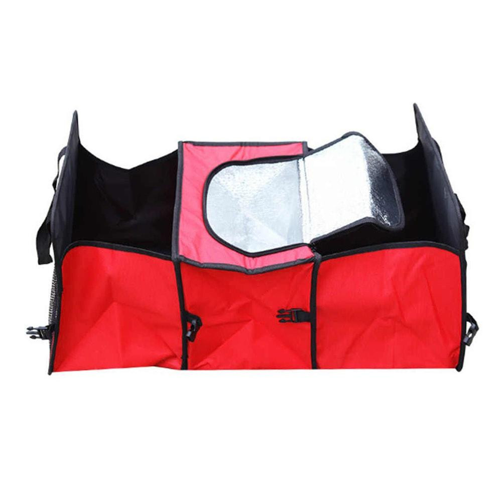 Foldable Car Trunk Organizer - Red