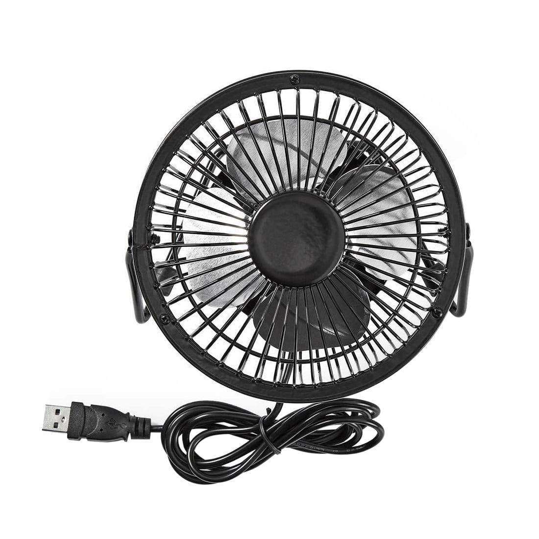 Kovový mini ventilátor s USB