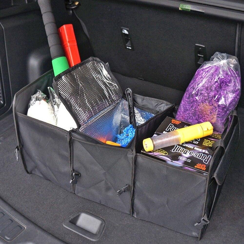 Foldable Car Trunk Organizer - Red