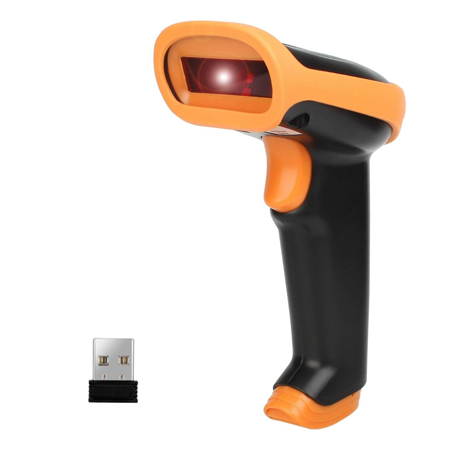 Barcode Scanner with USB to 1D Codes - Orange