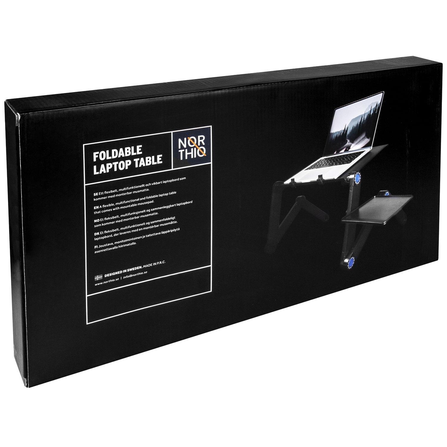 Northio - Laptoptisch mit Mousepad