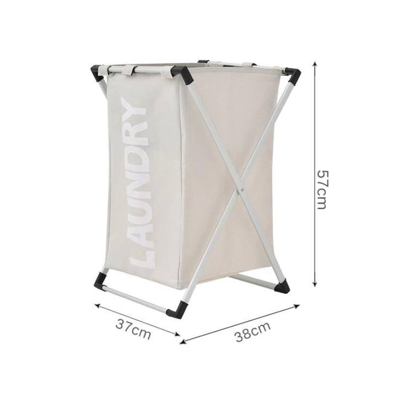 Spacious Laundry Basket, Laundry - Light Grey