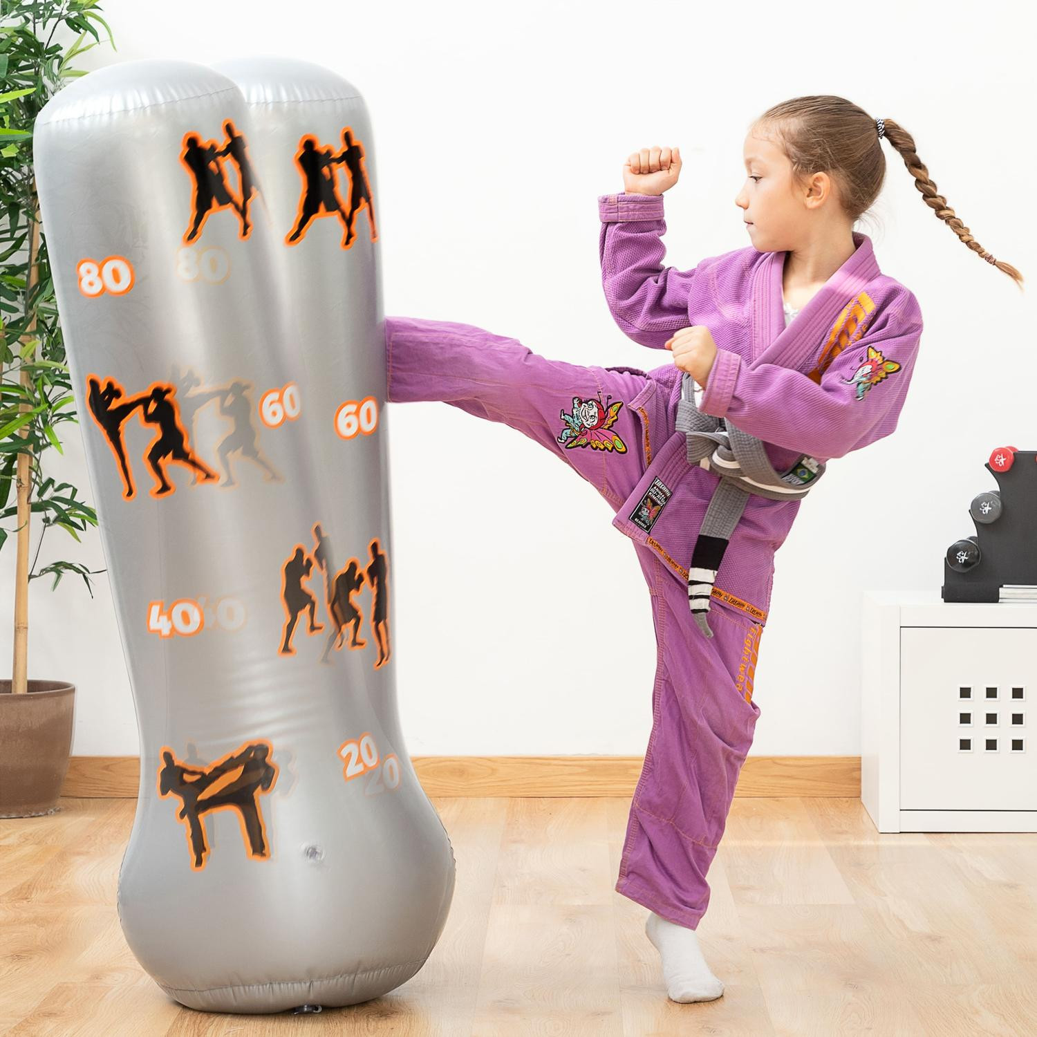 Sacco da boxe gonfiabile